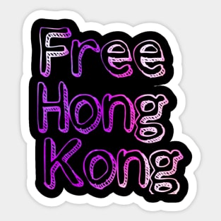 Free hong kong Sticker
